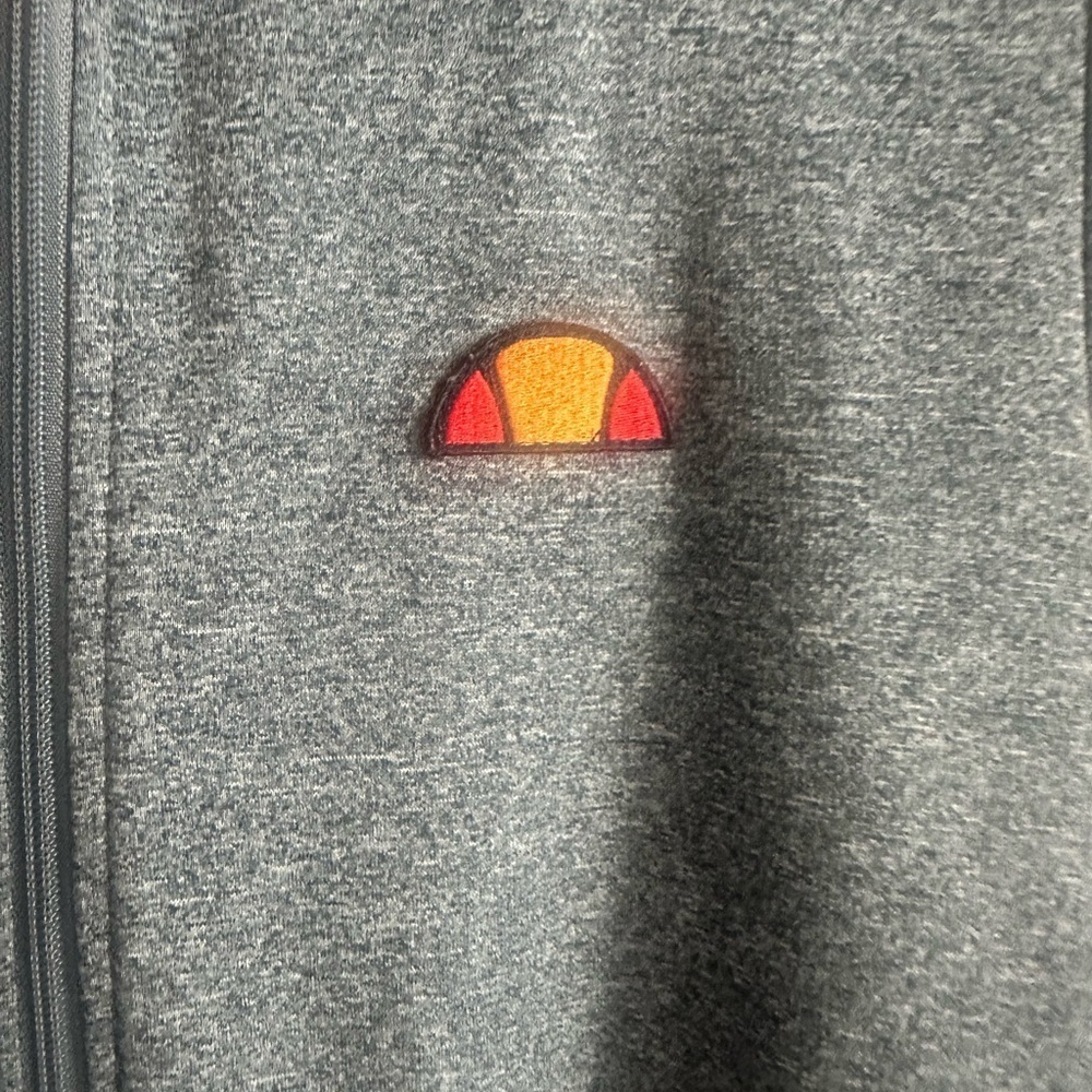 Ellesse Gray Zip-Up Hoodie - Picture 3 of 9